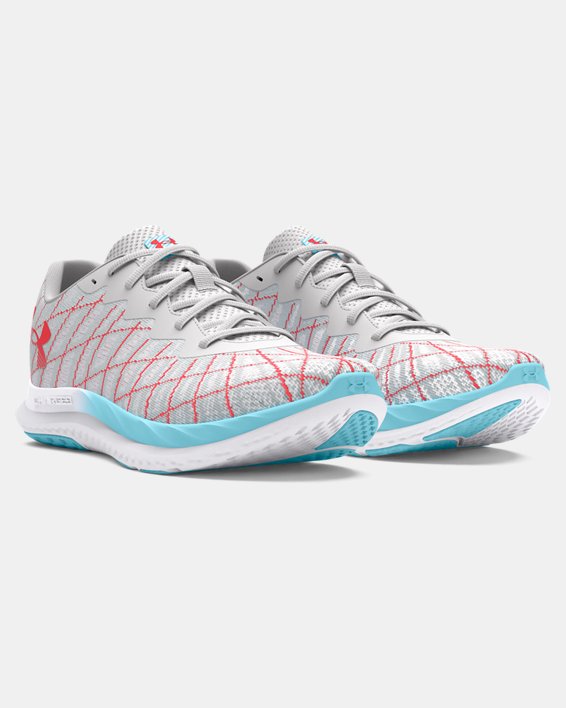 Women's UA Charged Breeze 2 Running Shoes in Gray image number 3